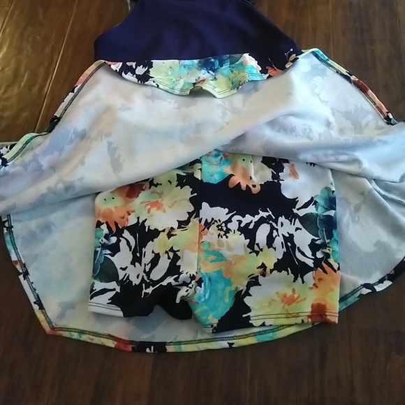 Floral Skater Dress / Romper - Picture 7 of 8